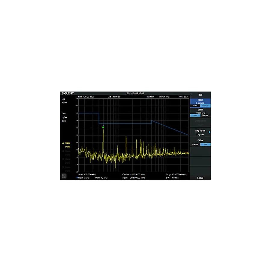 Siglent SSA5000-EMI EMI Measurement Mode Option