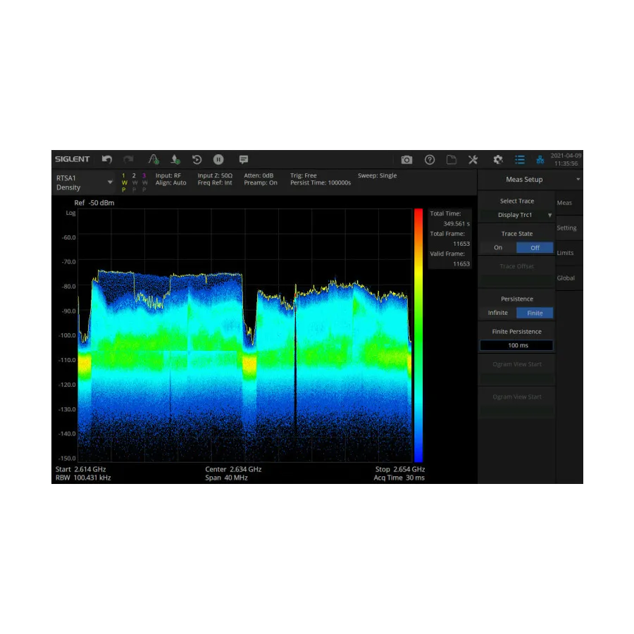 Siglent SSA5000-RTA1 Real-Time Spectrum Analysis Option
