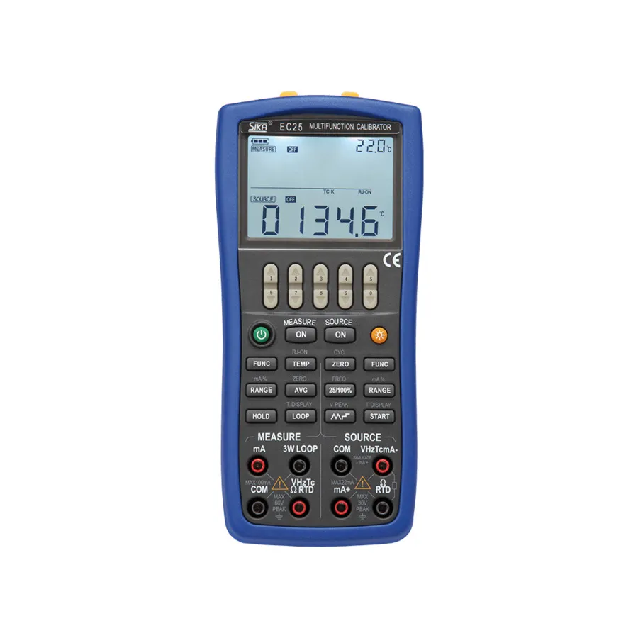 Sika USA EME8VCEC025000 Multifunction Simulator for RTD and Thermocouple