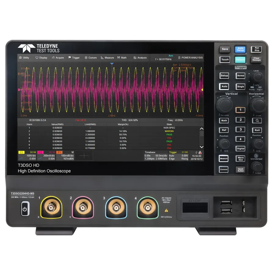 Teledyne LeCroy T3DSO2204HD-MS MSO Oscilloscope