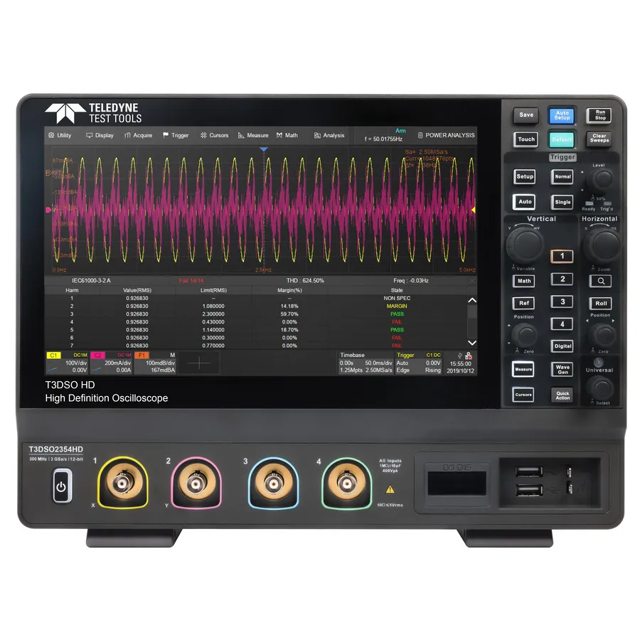 Teledyne LeCroy T3DSO2354HD Digital Oscilloscope