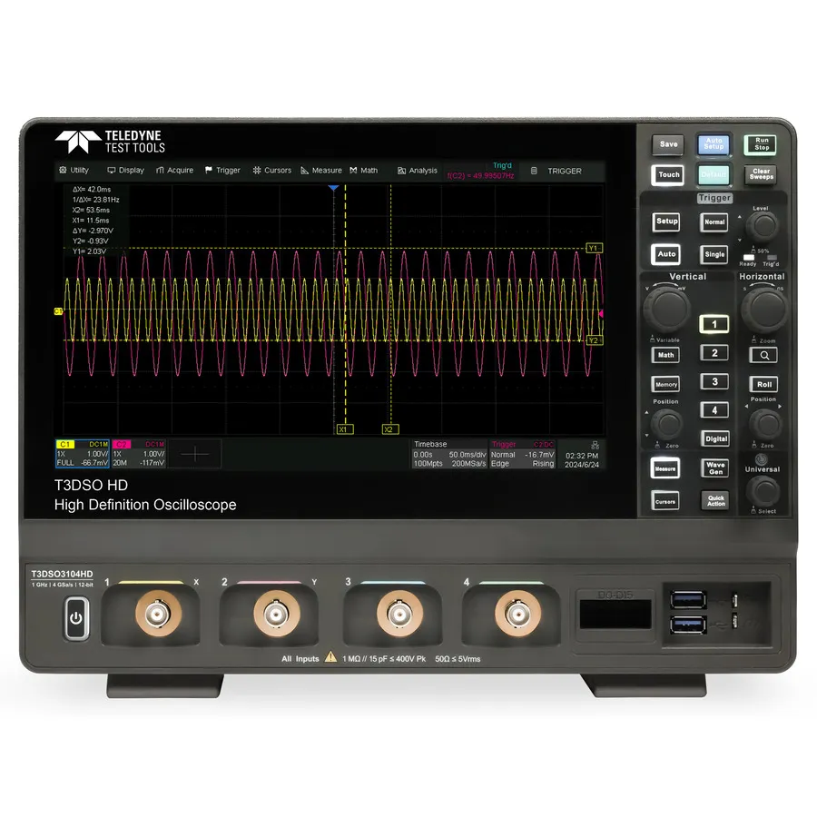 Teledyne LeCroy T3DSO3024HD Digital Oscilloscope