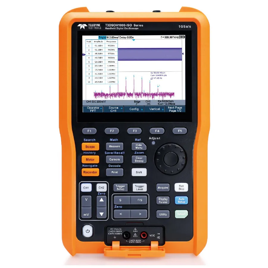 Teledyne LeCroy T3DSOH1102-ISO Handheld Oscilloscope