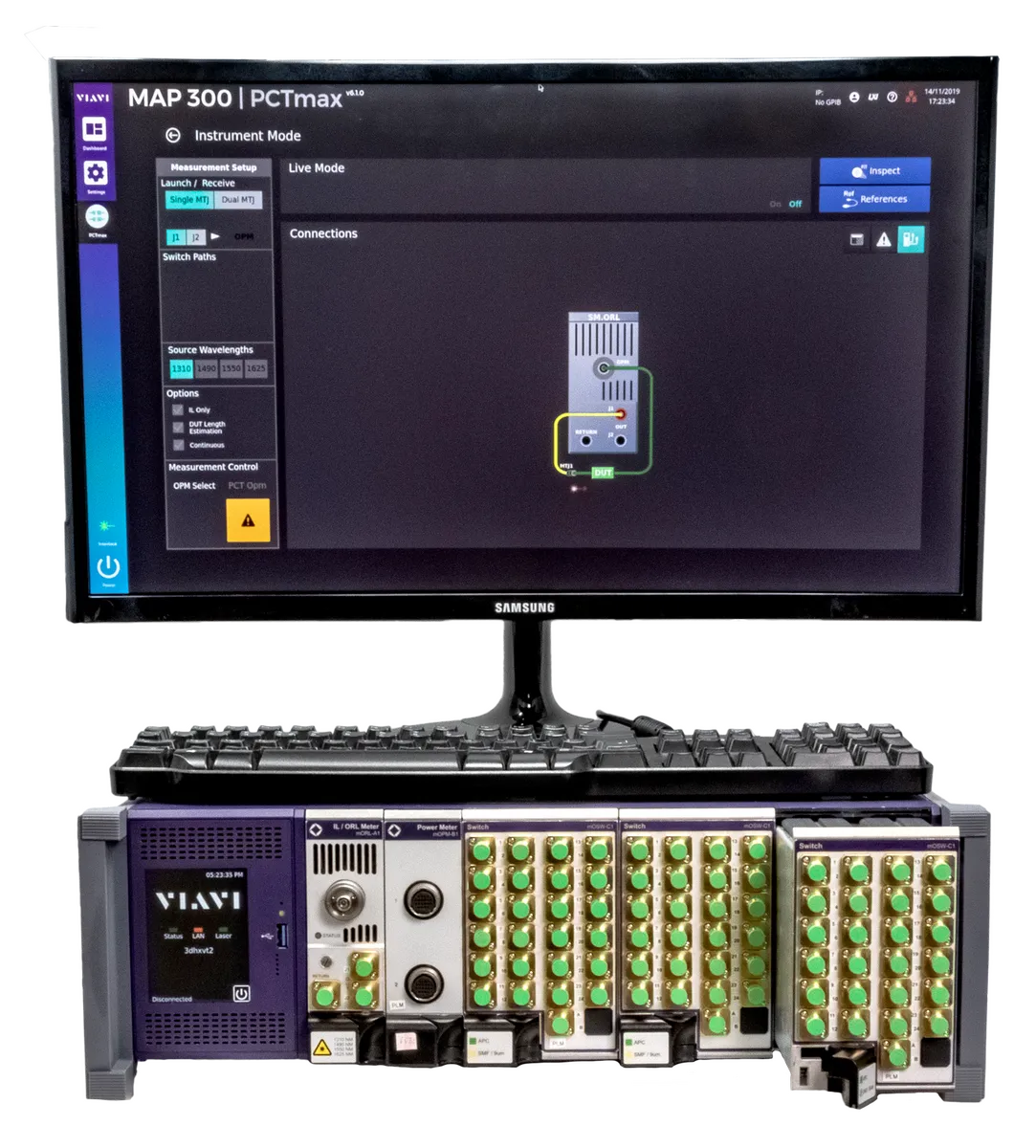 Viavi MORL-A13456 Single Mode IL/RL Test Meter